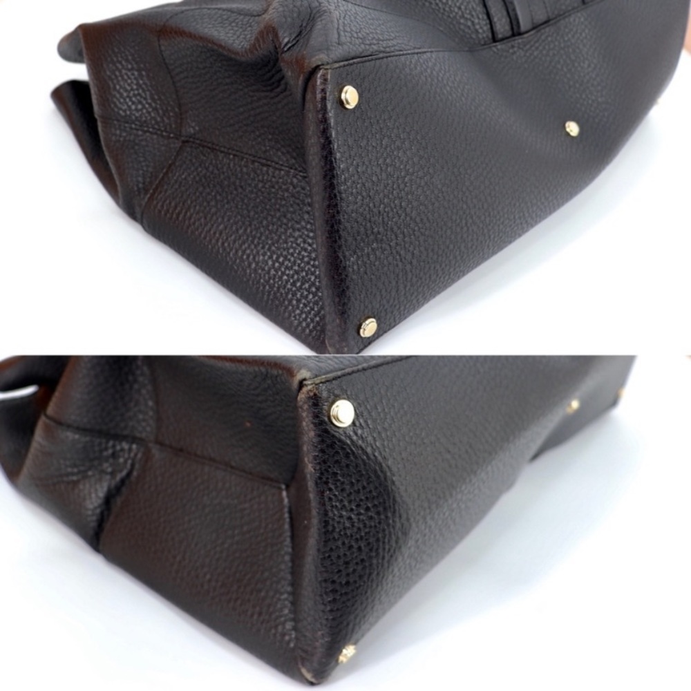 💎 Gucci 💎 Black Leather Tote - Picture 6 of 16